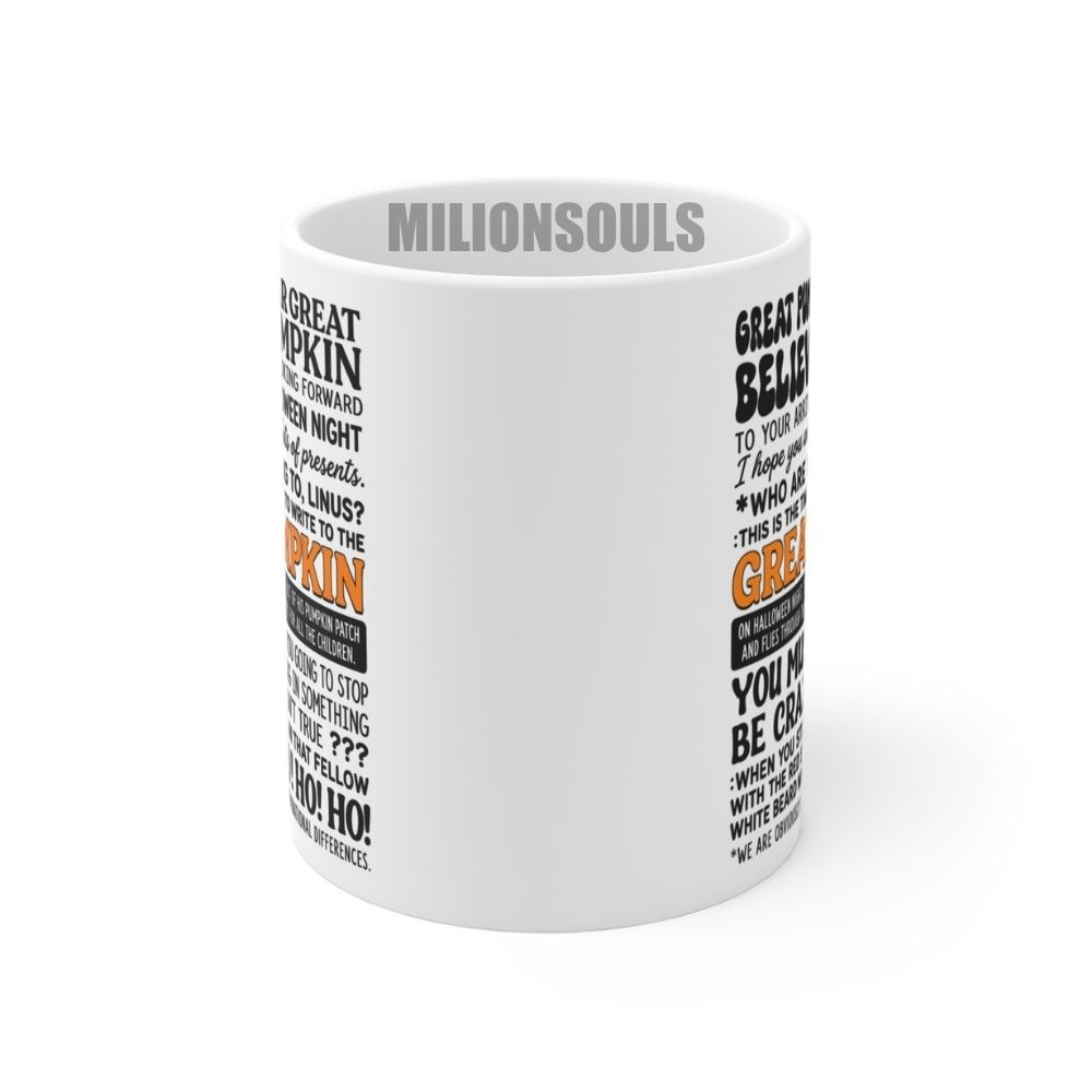 Peanuts Halloween Great Pumpkin Quotes Mug Peanuts Halloween Great Pumpkin Quotes Mug