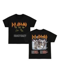 Def Leppard 2 Sided Live 2026 Shirt Def Leppard 2 Sided Live 2026 Shirt