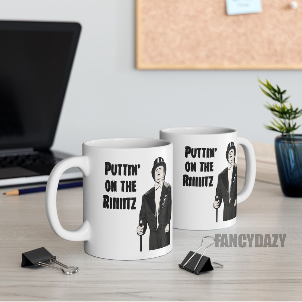 Young Frankenstein Gene Wilder Puttin On The Ritz Mug Young Frankenstein Gene Wilder Puttin On The Ritz Mug