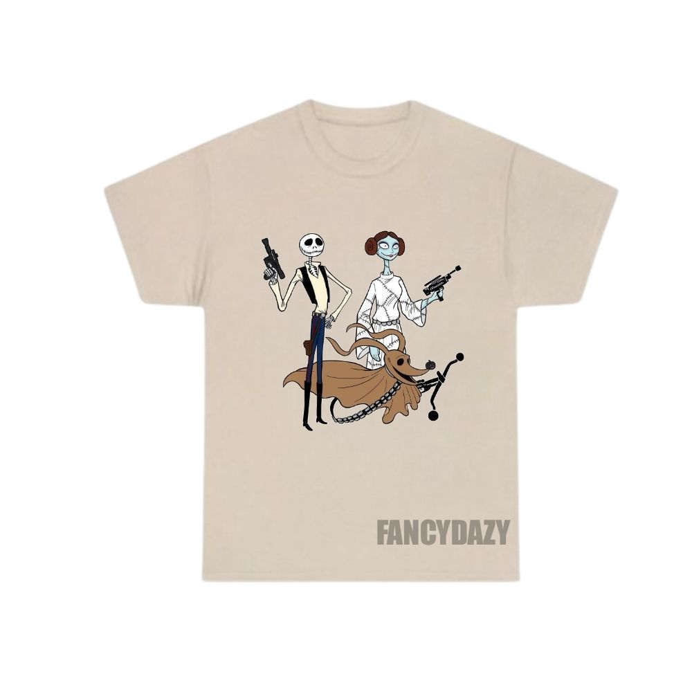 Star War Jack Skellington And Sally Shirt Star War Jack Skellington And Sally Shirt