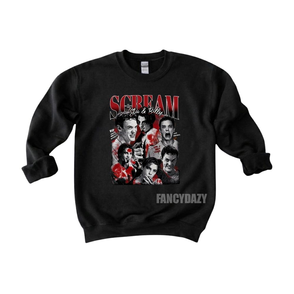 Scream Billy Loomis – Stu Macher Bootleg Shirt Scream Billy Loomis – Stu Macher Bootleg Shirt