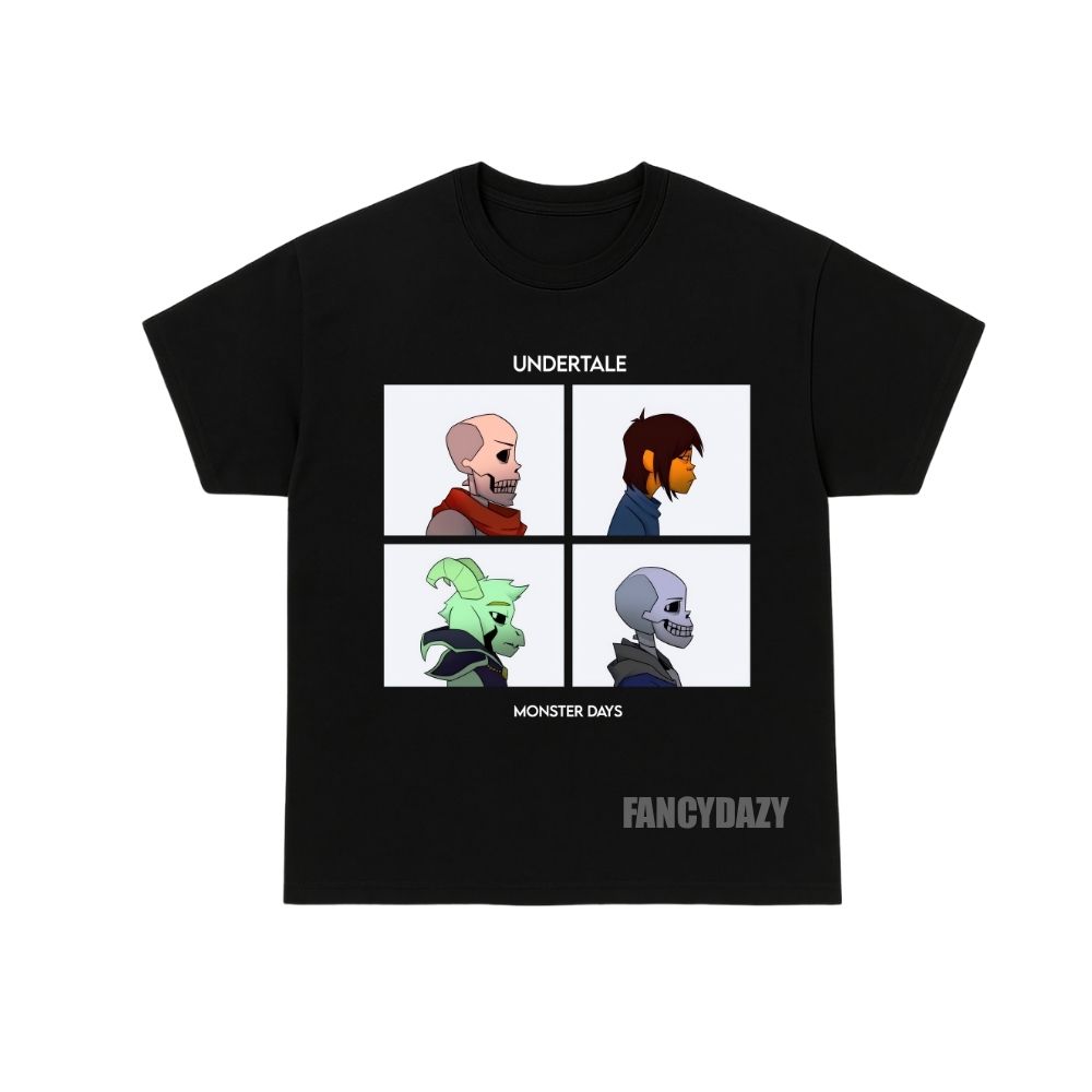 Undertale Gorillaz Album Cover Shirt Undertale Gorillaz Album Cover Shirt
