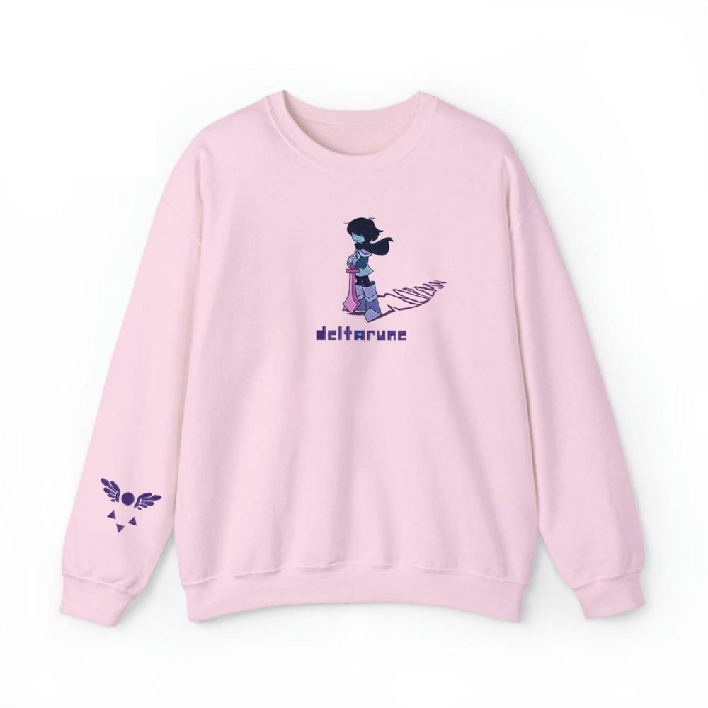 Deltarune Kris Embroidered Sweatshirt Deltarune Kris Embroidered Sweatshirt