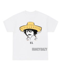 Death Note EL L Lawliet Sombrero Mexican Shirt