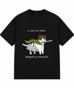 AOT – A Cat On Titan Shirt