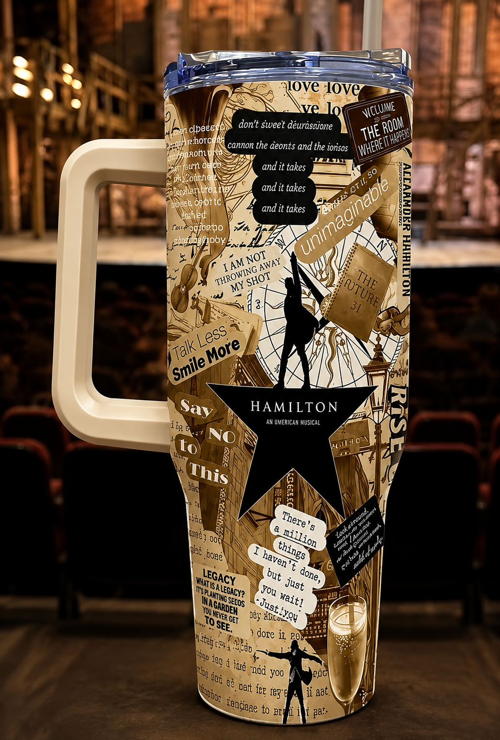 Hamilton Target Vynil King George Tumbler Hamilton Target Vynil King George Tumbler