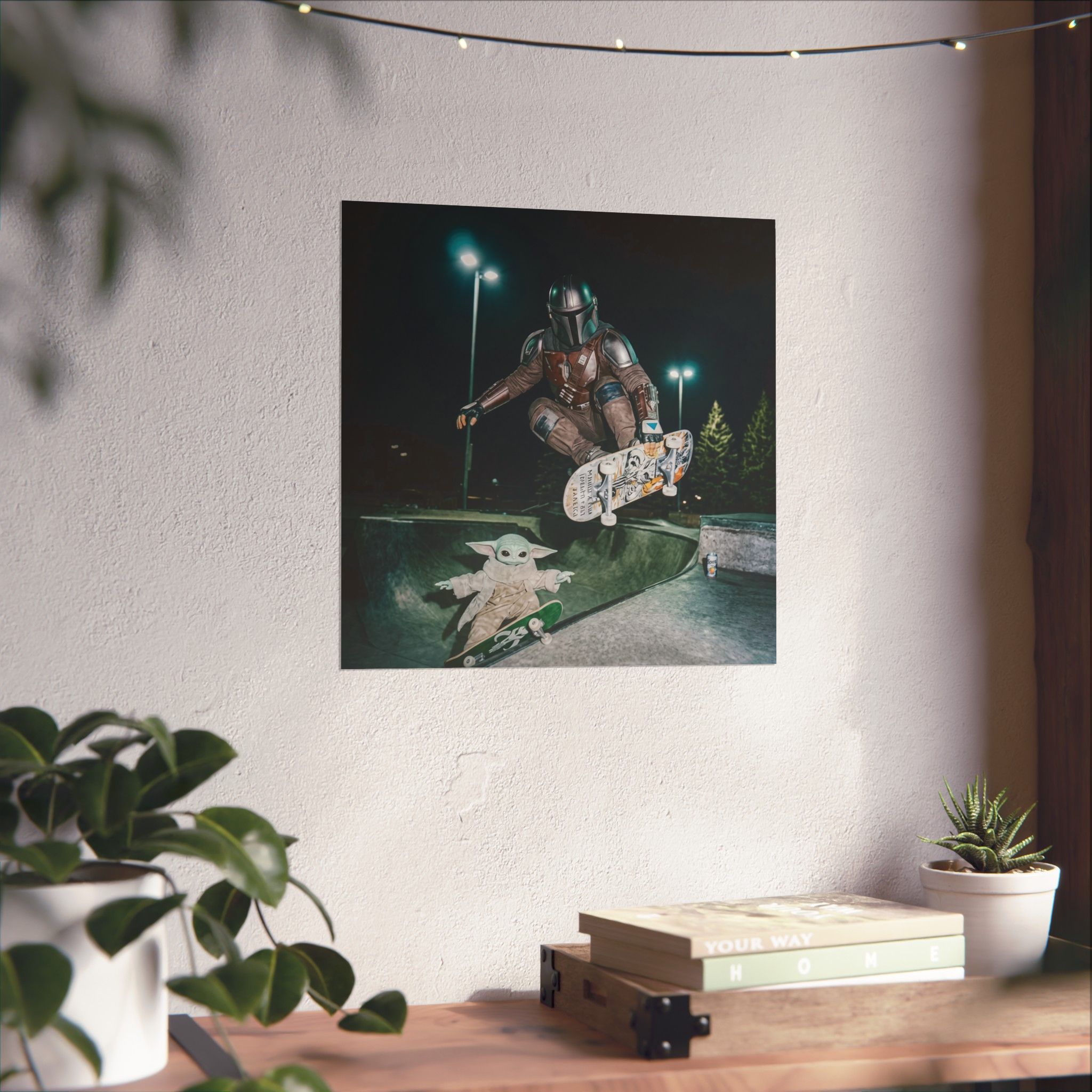 Star War Skateboarding Poster Star War Skateboarding Poster