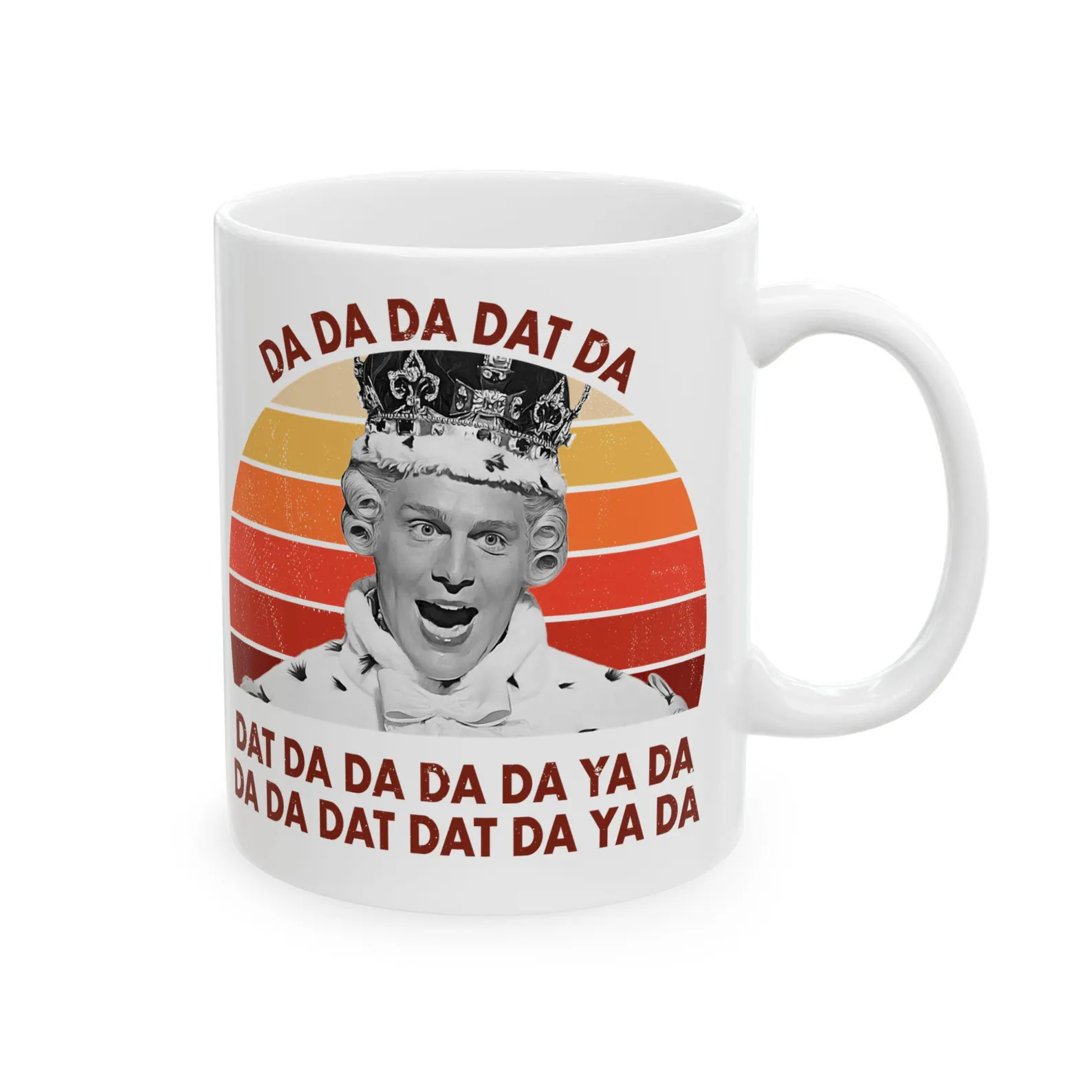 Hamilton King George III Da Da Da Mug Hamilton King George III Da Da Da Mug