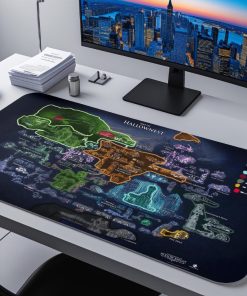 Hollow Knight Hallownest Map Desk Mat Hollow Knight Hallownest Map Desk Mat