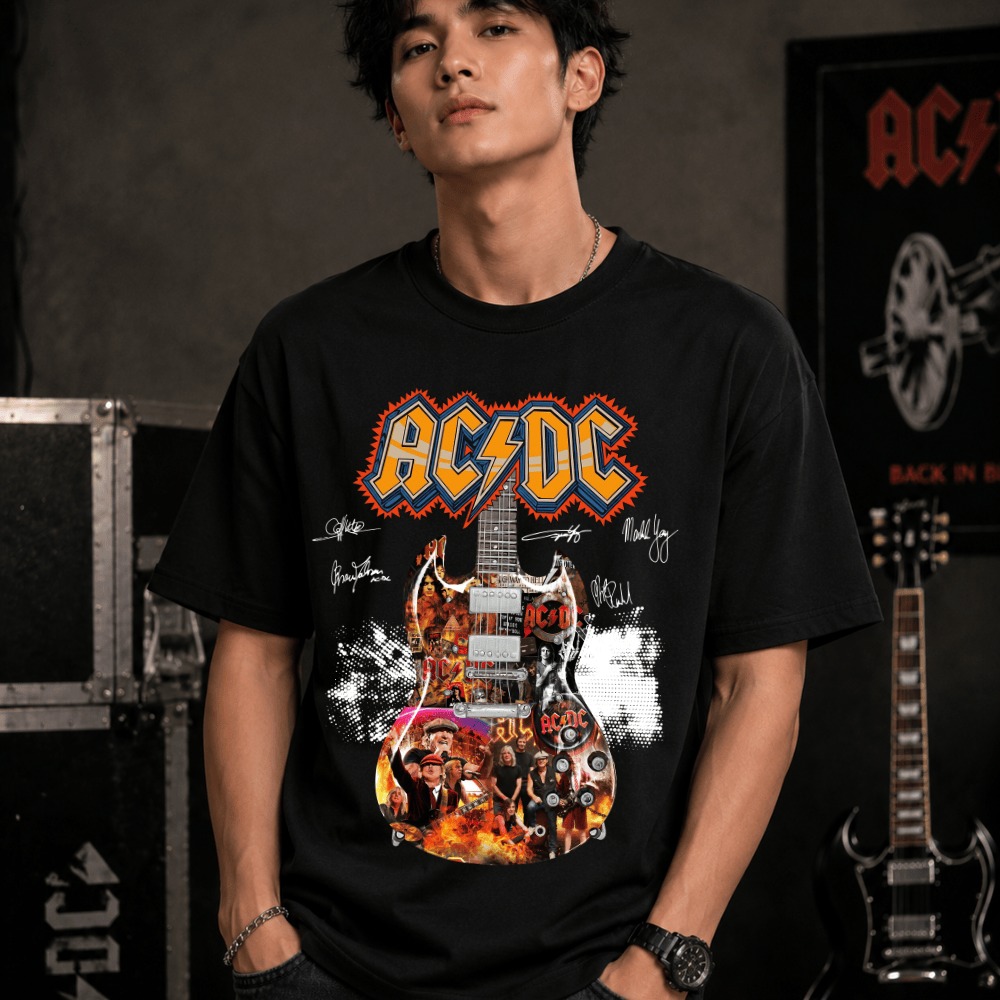 ACDC Band Album Shirt ACDC Band Album Shirt