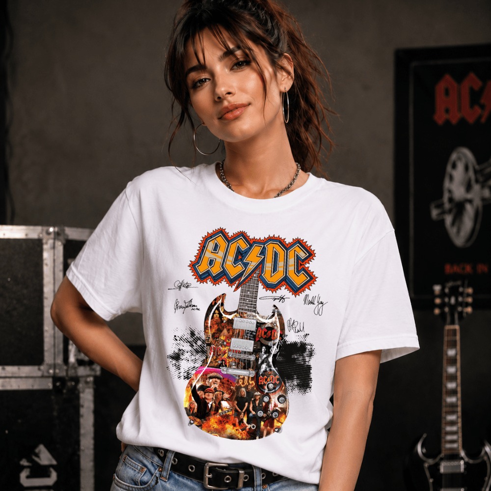 ACDC Band Album Shirt ACDC Band Album Shirt