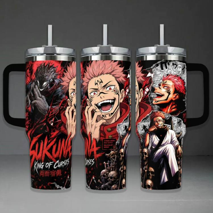 Jujutsu Kaisen Ryomen Sukuna Tumbler 40oz 1pc Jujutsu Kaisen Ryomen Sukuna Tumbler 40oz 1pc