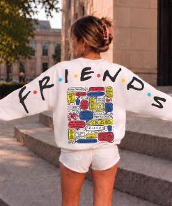 Friends TV Oversized Long Sleeve Shirt