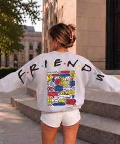 Friends TV Oversized Long Sleeve Shirt Friends TV Oversized Long Sleeve Shirt