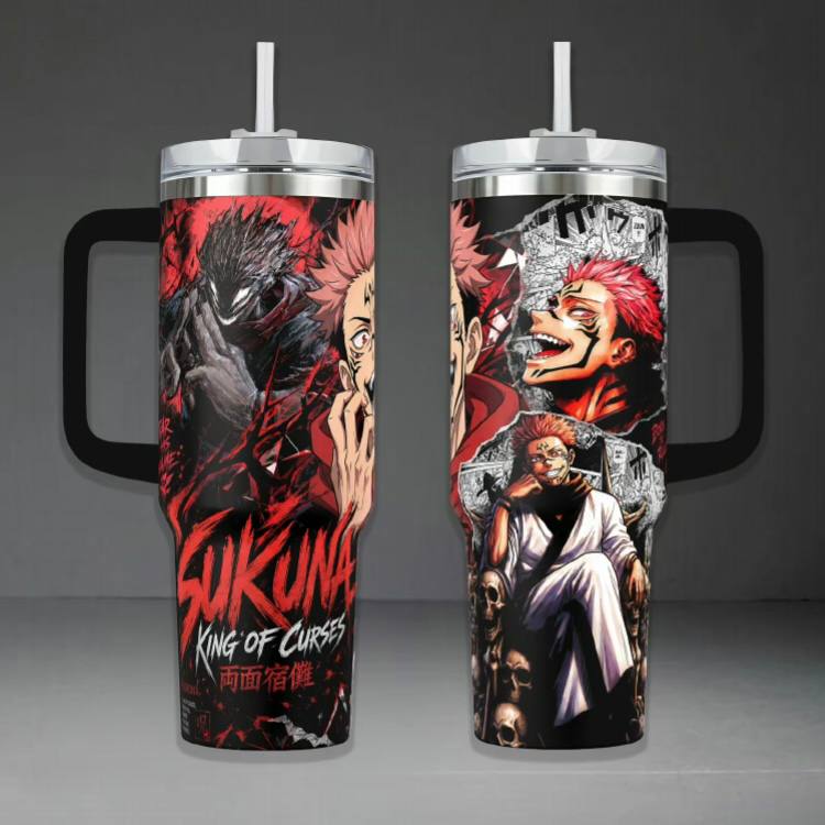 Jujutsu Kaisen Ryomen Sukuna Tumbler 40oz 1pc Jujutsu Kaisen Ryomen Sukuna Tumbler 40oz 1pc