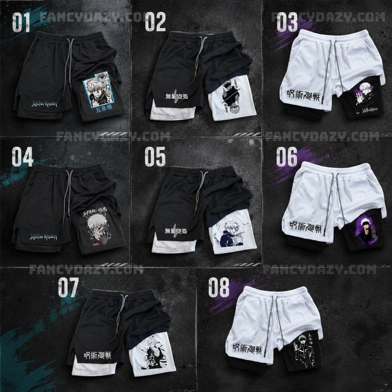 2-in-1 Anime Workout Shorts 2-in-1 Anime Workout Shorts