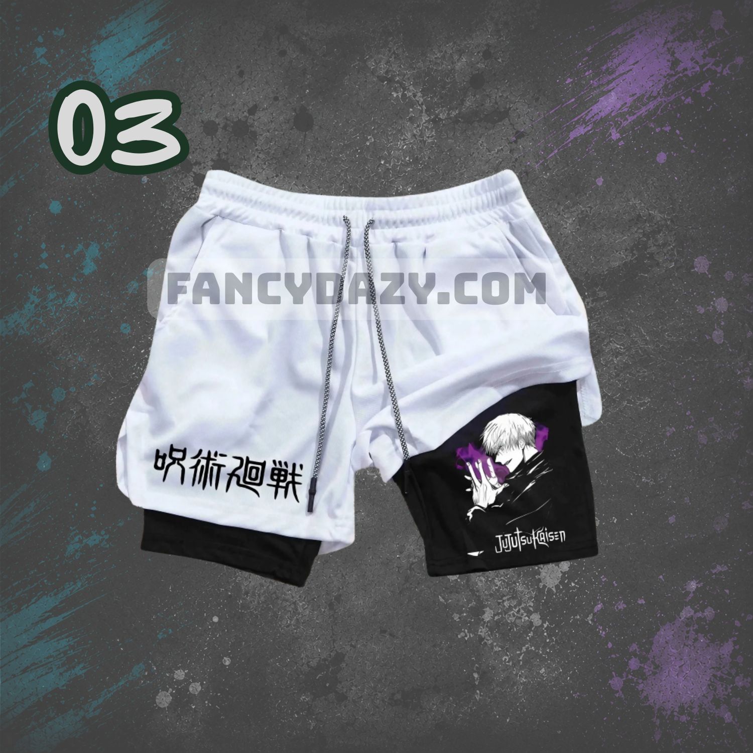 2-in-1 Anime Workout Shorts 2-in-1 Anime Workout Shorts