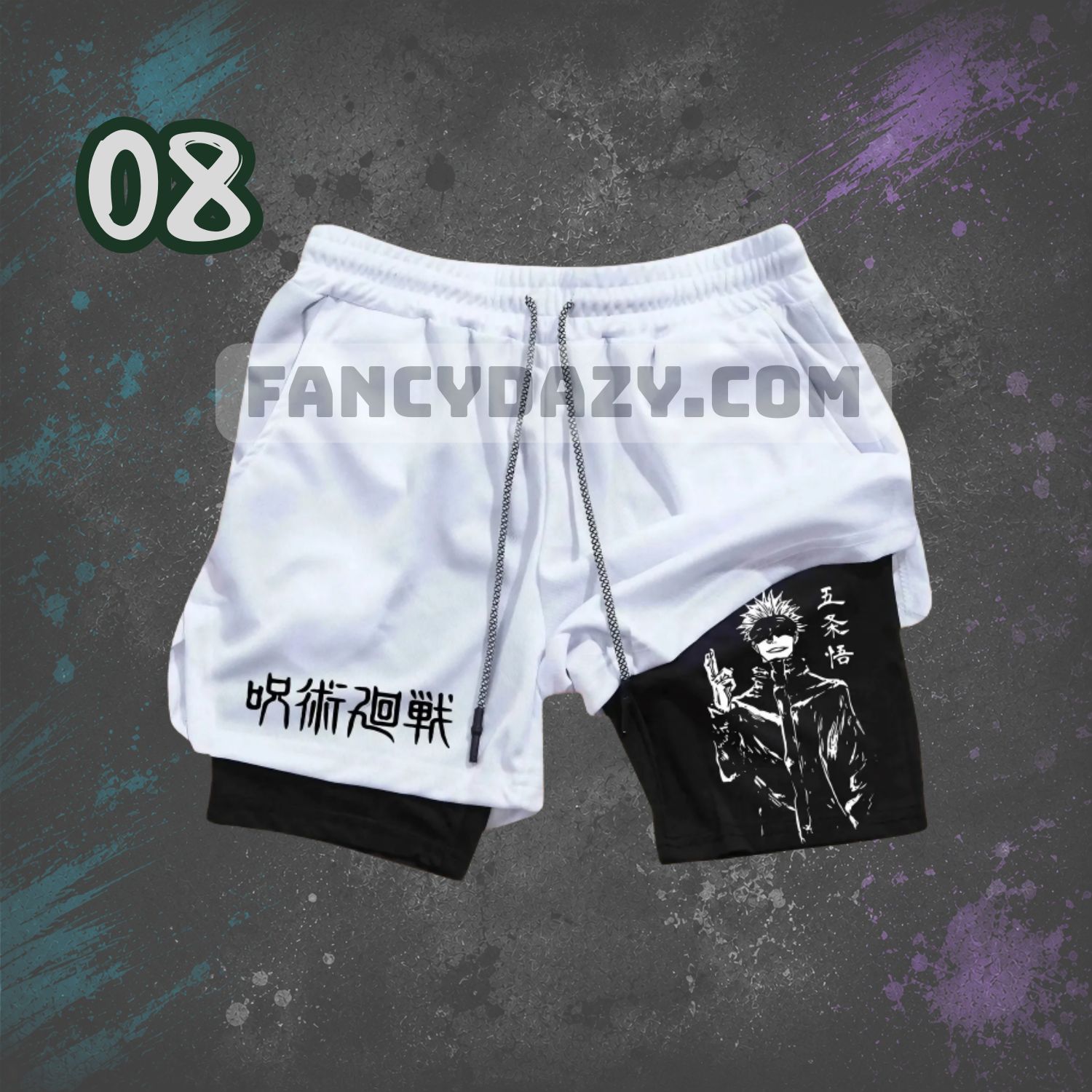 2-in-1 Anime Workout Shorts 2-in-1 Anime Workout Shorts