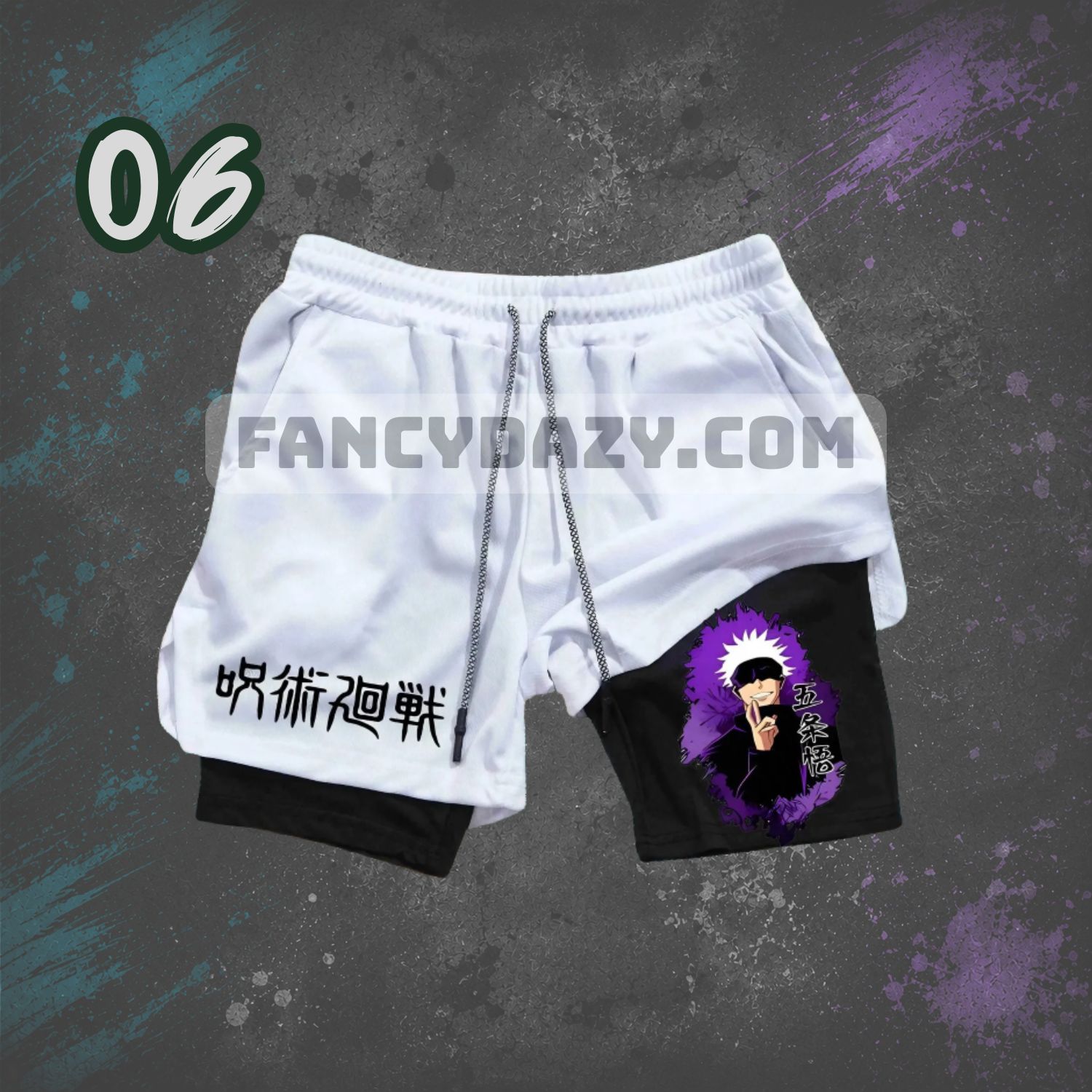 2-in-1 Anime Workout Shorts 2-in-1 Anime Workout Shorts