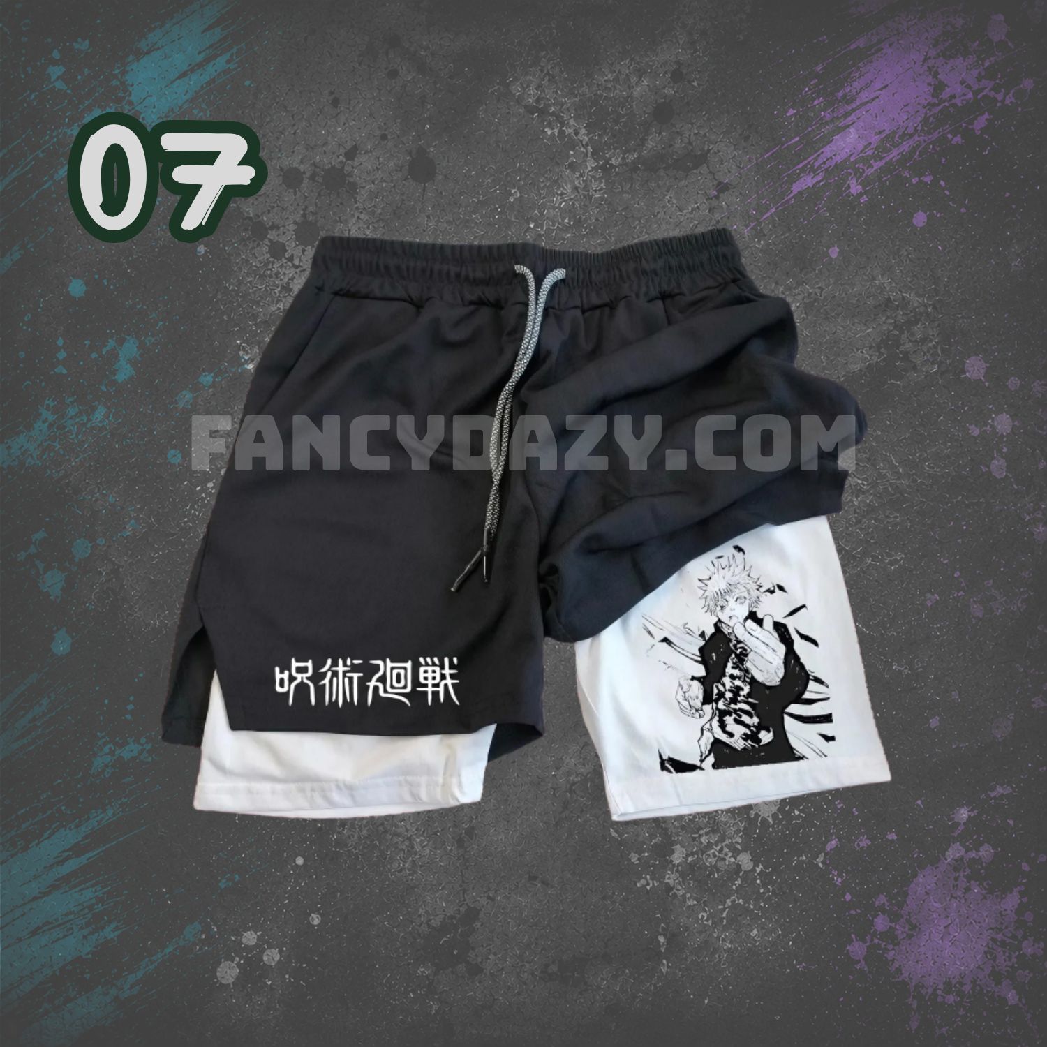 2-in-1 Anime Workout Shorts 2-in-1 Anime Workout Shorts