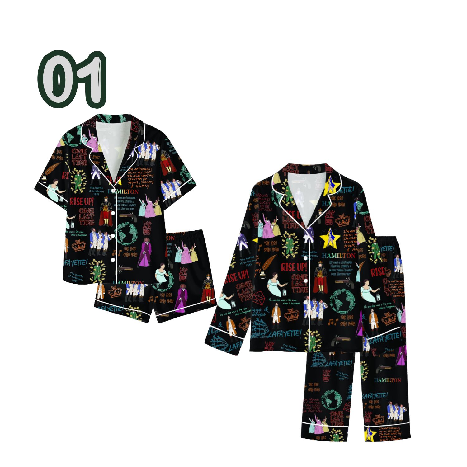 Hamilton Pajamas Set Collection Hamilton Pajamas Set Collection
