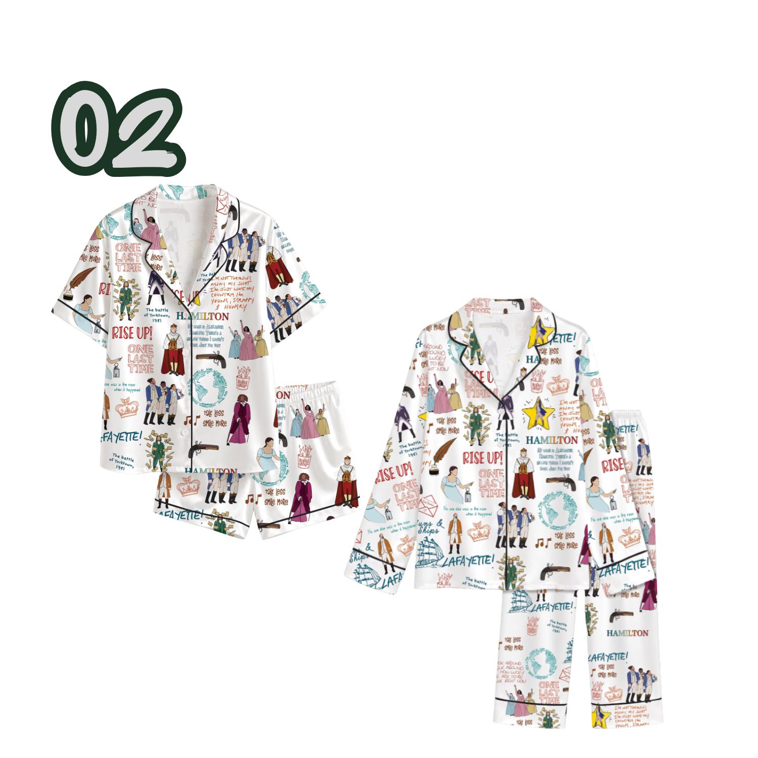 Hamilton Pajamas Set Collection Hamilton Pajamas Set Collection