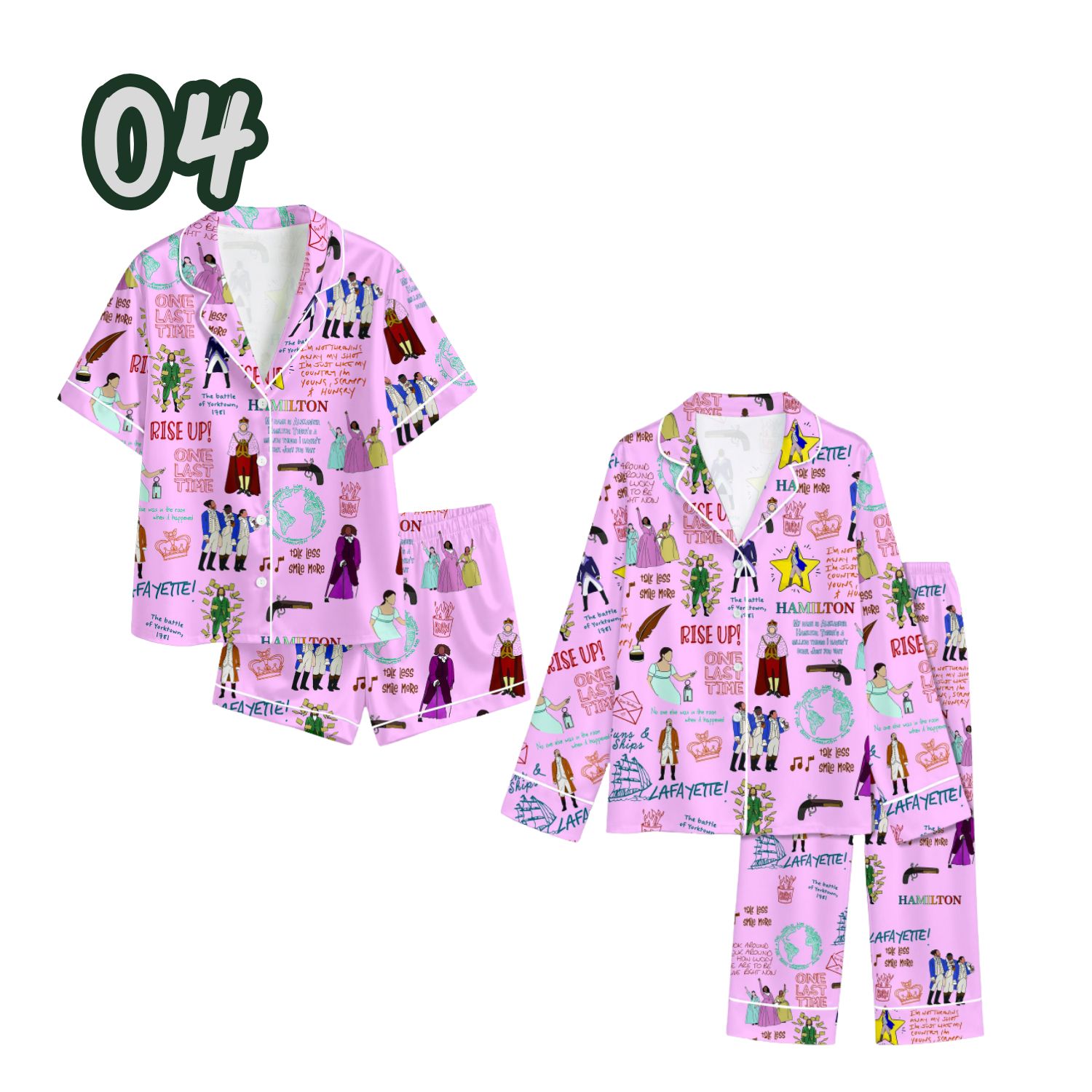 Hamilton Pajamas Set Collection Hamilton Pajamas Set Collection