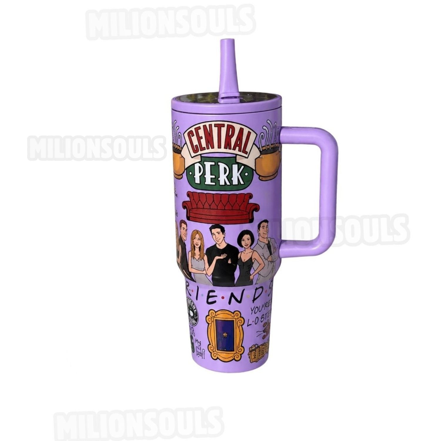 Friends Tv Central Perk Tumbler 40oz