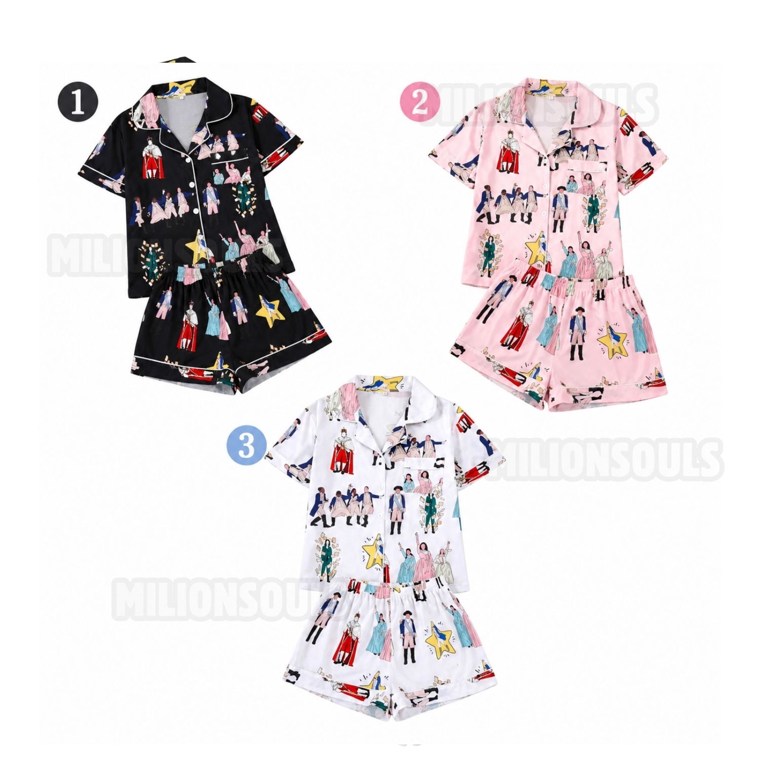 Hamilton Pajamas Set Collection 2 Hamilton Pajamas Set Collection 2