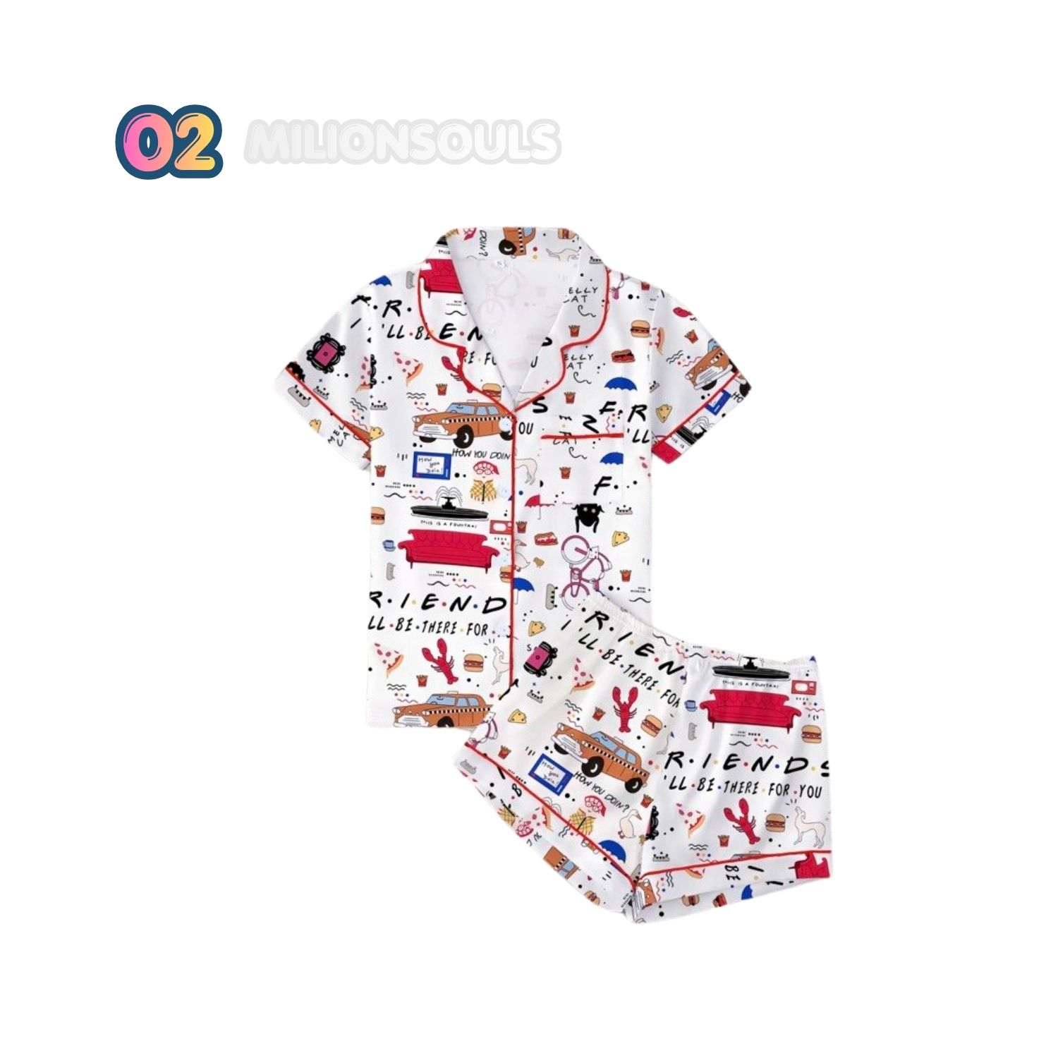 Friends TV Show Pajamas Set Collection Friends TV Show Pajamas Set Collection