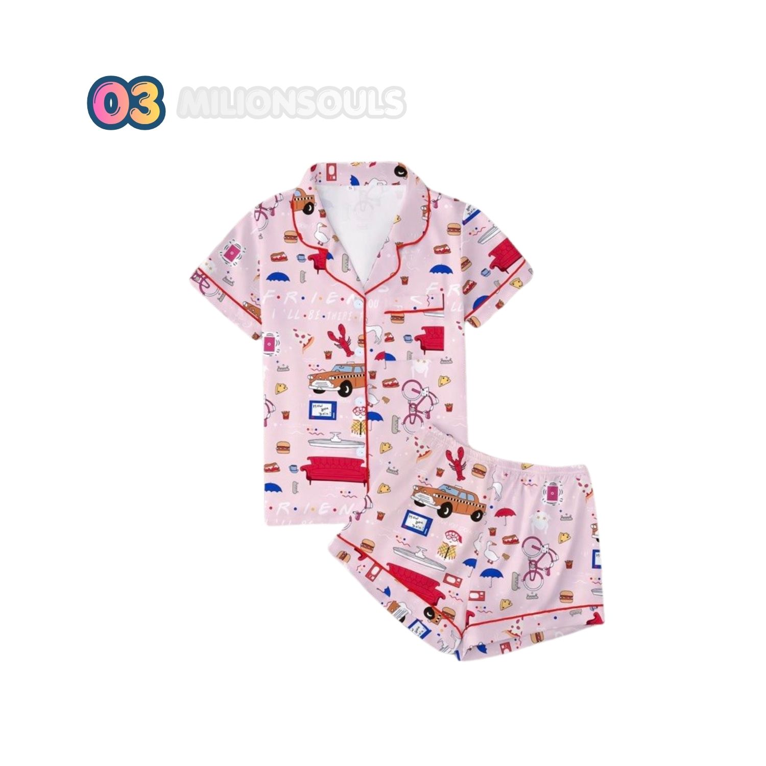 Friends TV Show Pajamas Set Collection Friends TV Show Pajamas Set Collection